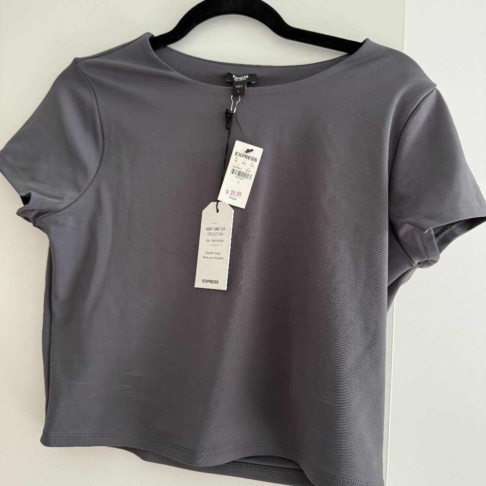 New Express Women’s Body Contour Collection Gray 